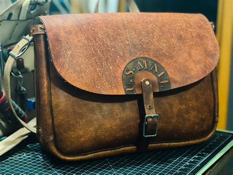 us mail bag replica|Vintage Leather US Mail Bag .